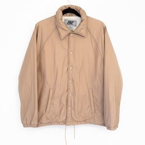 Men's Lightweight Coach Jacket in Tan